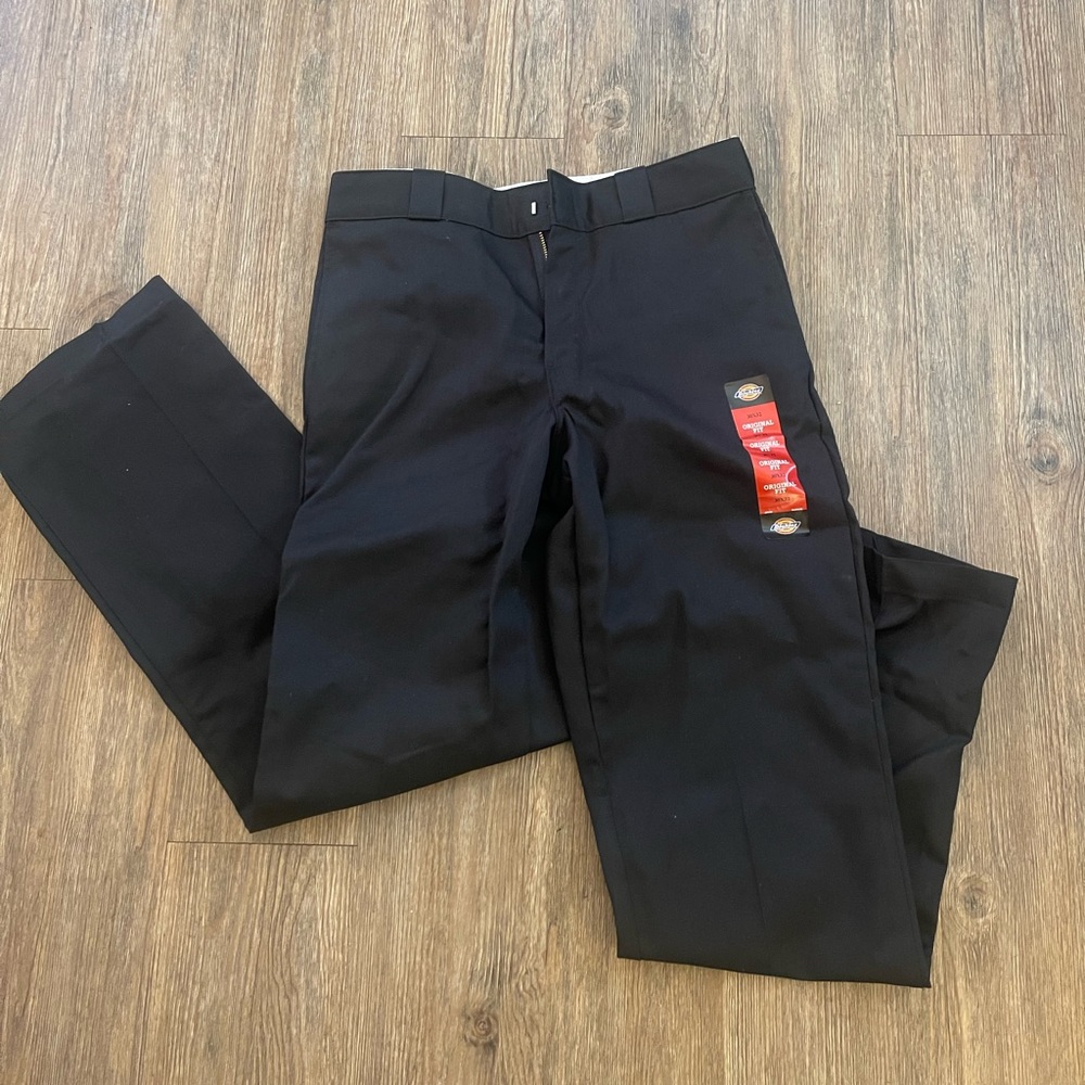 Black 874 Original Fit Dickies Pants